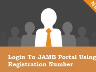Login To JAMB Portal Using Registration Number
